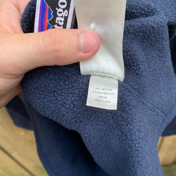 Patagonia Quarter Zip Better Sweater Blue - Picture 6 of 8